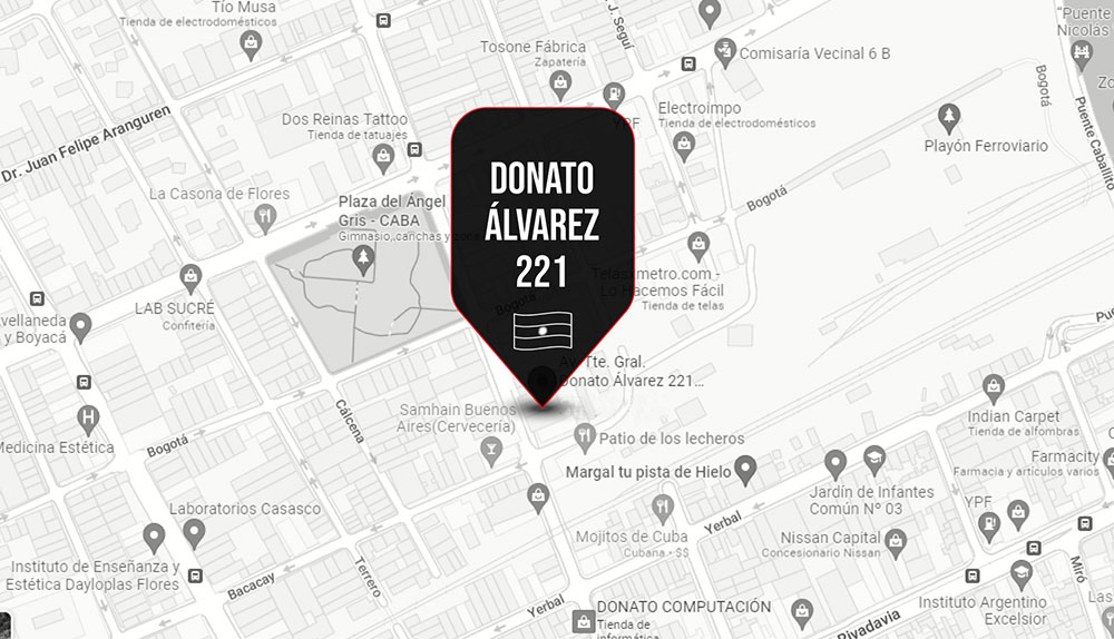 mapa donato